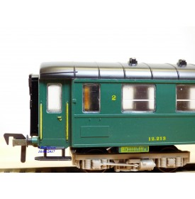 FLEISCHMANN 1521, voiture  grandes lignes   2 Cl.  SNCB  neuf   BO