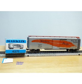 Märklin   4571, wagon couvert ( boxcar )  WESTERN PACIFIC   neuf  BO