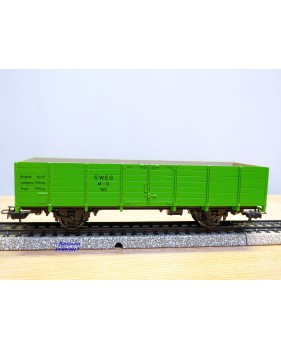 MÄRKLIN MINEX 4451, wagon tombereau vert SWEG BO