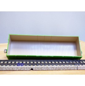 MÄRKLIN MINEX 4451, wagon tombereau vert SWEG BO