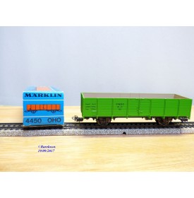 MÄRKLIN MINEX 4451, wagon tombereau vert SWEG BO