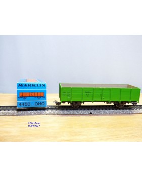 MÄRKLIN MINEX 4451, wagon tombereau vert SWEG BO
