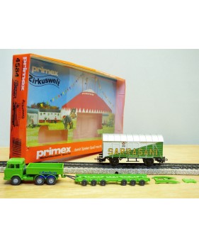 PRIMEX ( Märklin )  4584, Camion et wagon cirque SARRASANI  Neuf  BO 