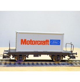 RIVAROSSI 2094, wagon plat à ranchers type Lbs avec conteneur Motorcraft   FS   Neuf   BO