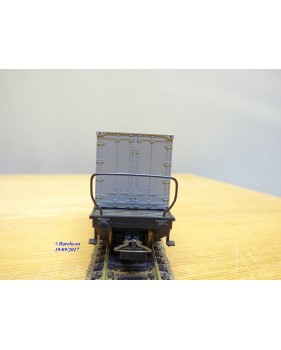 RIVAROSSI 2094, wagon plat à ranchers type Lbs avec conteneur Motorcraft   FS   Neuf   BO