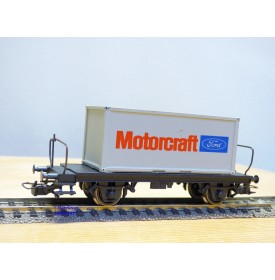 RIVAROSSI 2094, wagon plat à ranchers type Lbs avec conteneur Motorcraft   FS   Neuf   BO