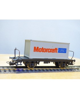 RIVAROSSI 2094, wagon plat à ranchers type Lbs avec conteneur Motorcraft   FS   Neuf   BO