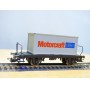 RIVAROSSI 2094, wagon plat à ranchers type Lbs avec conteneur Motorcraft   FS   Neuf   BO
