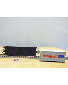 RIVAROSSI 2094, wagon plat à ranchers type Lbs avec conteneur Motorcraft   FS   Neuf   BO