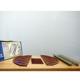 LIMA  L453711, 4 rails courbes R2 445 mm   30°  neufs   BO