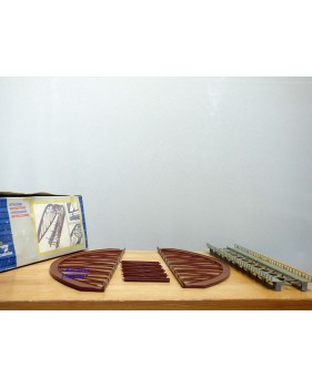 LIMA  L453711, 4 rails courbes R2 445 mm   30°  neufs   BO