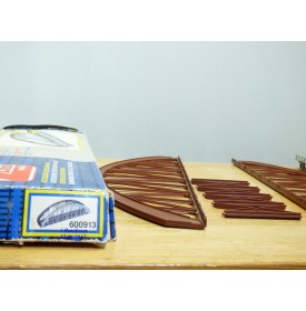 LIMA  L453711, 4 rails courbes R2 445 mm   30°  neufs   BO