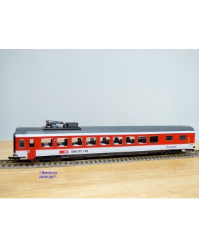 ROCO 44227A voiture unifiée 2  ème classe type B SBB BO