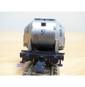 ROCO 47599,  wagon plat  porte conteneur DE PORTE A PORTE  SNCB     Neuf   BO
