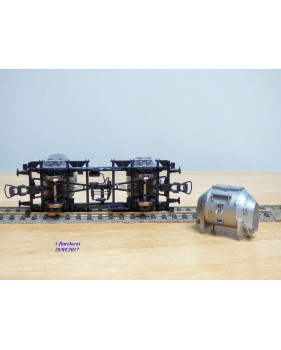 ROCO 47599,  wagon plat  porte conteneur DE PORTE A PORTE  SNCB     Neuf   BO