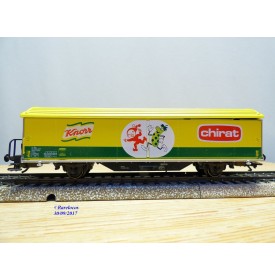 Märklin 4735,933  / 9975,  wagon couvert  type Hbils  KNORR   CHIRAT SBB  neuf   BO