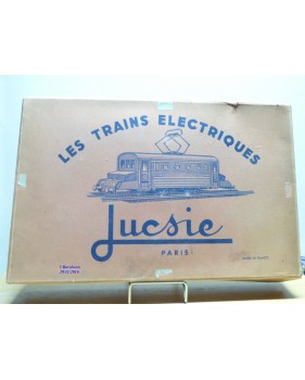 JUCSIE  ???, coffret 1 motrice, 2 wagons, rails et transformateur   BO  