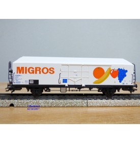 Märklin 4738,  wagon couvert réfrigérant  MIGROS  FS    neuf   BO