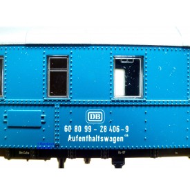 MÄRKLIN 43149, voiture à plate formes d' extrémité à 2 essieux  Aufenthaltswagen   DB   neuf   BO
