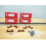 Märklin / Herpa 151603 / 26528, rare  coffret  Weihnachtszug " Santa Claus "  neuf   BO 
