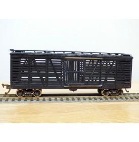 TENSHODO ???, wagon à claire voies pour transport de bétail ( stock car ) des chemins de fer américains  neuf   BO