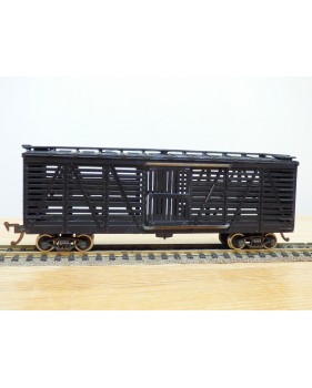 TENSHODO ???, wagon à claire voies pour transport de bétail ( stock car ) des chemins de fer américains  neuf   BO
