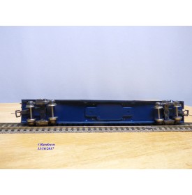 ENDO ( TER ) ????, wagon plat à bogies porte conteneurs chargé de 3 conteneurs  JNR   BO 