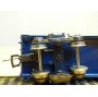 ENDO ( TER ) ????, wagon plat à bogies porte conteneurs chargé de 3 conteneurs  JNR   BO 