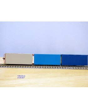 TOMIX   350000, wagon porte conteneurs chargé de 3 conteneurs de 20'  JNR  neuf  BO