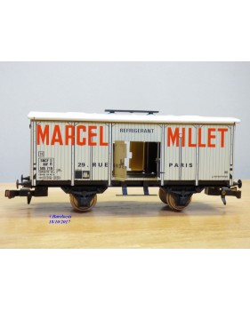 ETS  486, wagon reéfrigérant  MARCEL MILLET   SNCF  neuf  BO