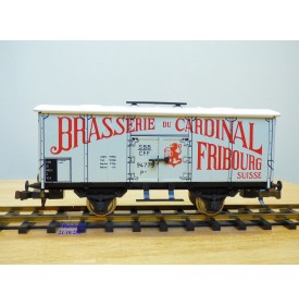 ETS  443, wagon réfrigérant type P  Brasserie du Cardinal  SBB neuf  BO