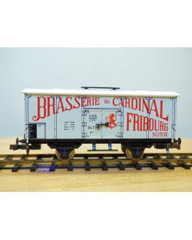 ETS  443, wagon réfrigérant type P  Brasserie du Cardinal  SBB neuf  BO