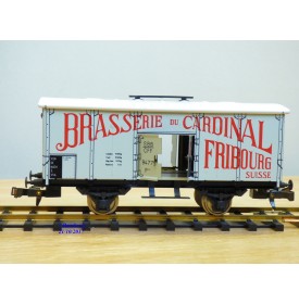ETS  443, wagon réfrigérant type P  Brasserie du Cardinal  SBB neuf  BO