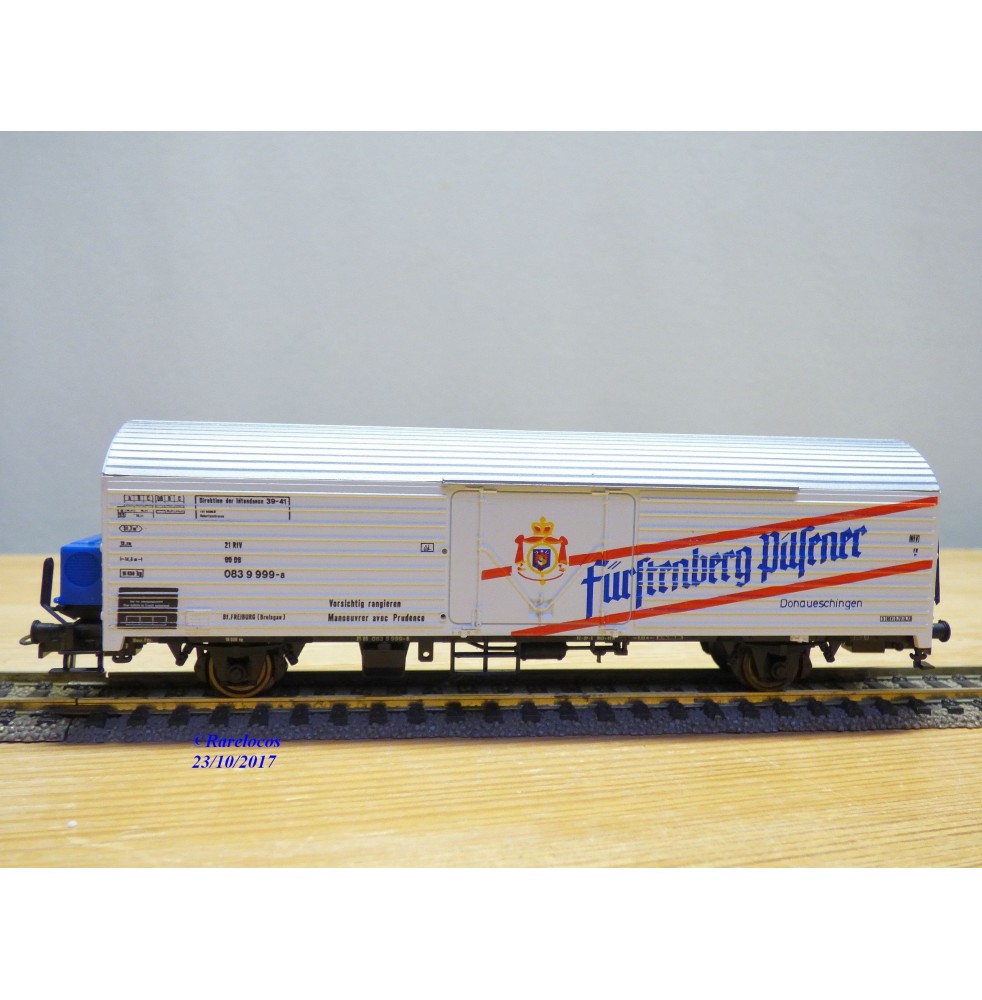 Roco 4339D, wagon couvert  réfrigérant  Fürstenberg Pilsner  DB  neuf    BO