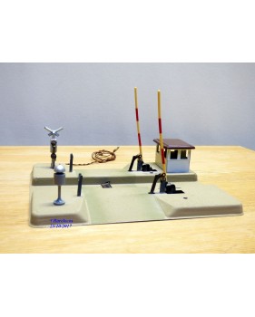 KIBRI   8/43/54 B, passage à niveau mécanique avec feux rouge 