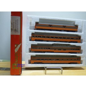 RIVAROSSI "véro" 6966 set A, coffret 4 voitures smooth side Milwaukee      BO