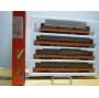 RIVAROSSI "véro" 6966 set A, coffret 4 voitures smooth side Milwaukee      BO