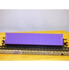 Märklin 4852,  wagon plat porte conteneurs type Lbs chargé d' un conteneur de 40 ' SBB  neuf   BO
