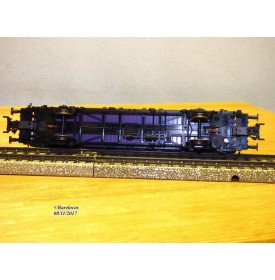 Märklin 4852,  wagon plat porte conteneurs type Lbs chargé d' un conteneur de 40 ' SBB  neuf   BO
