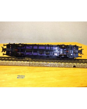 Märklin 4852,  wagon plat porte conteneurs type Lbs chargé d' un conteneur de 40 ' SBB  neuf   BO