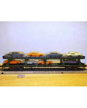 Märklin métal 4617 Wagon surbaissé EVS DB BO