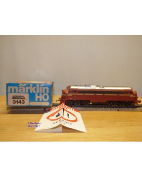 MÄRKLIN  3143, locomotive diesel A1A A1A  "Nohab" série Di3  N°: 3.605   NSB    BO 