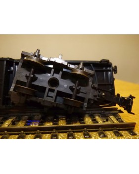 Märklin métal 4617 Wagon surbaissé EVS DB BO