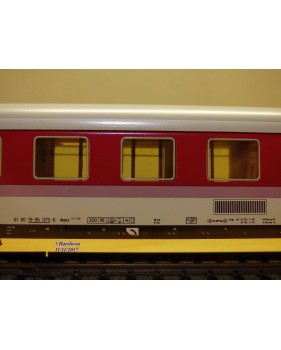 Märklin 4032 voiture grandes lignes A4ümg à feux de fin de convoi 1 Kl. DB BO