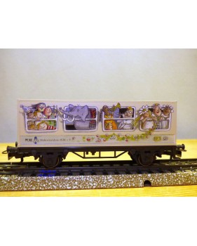 Märklin  44262,  wagon plat porte conteneur  Geburtstagwagen 1997   neuf   BO