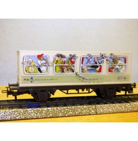 Märklin  44262,  wagon plat porte conteneur  Geburtstagwagen 1997   neuf   BO