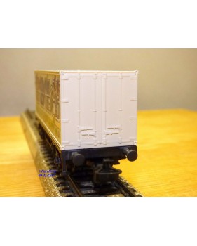 Märklin  44262,  wagon plat porte conteneur  Geburtstagwagen 1997   neuf   BO