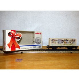 Märklin  44262,  wagon plat porte conteneur  Geburtstagwagen 1997   neuf   BO