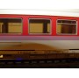 Märklin 4032 voiture grandes lignes A4ümg à feux de fin de convoi 1 Kl. DB BO