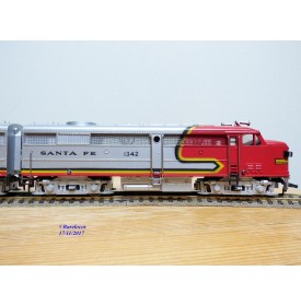 FLEISCHMANN 1341/2 S-2,  couplage locos diesel ALCO FA1 A+A   SANTA FE  neuf  BO 